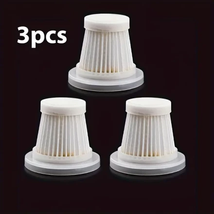 1pc Washable Car Vacuum Cleaner Filter - Reusable Cordless Handheld Vacuum Cleaner Accessories, Plastic Material, Compatible with Most Vacuums