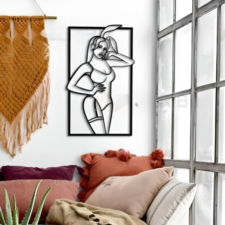 Wall Art with a Playboy Girl