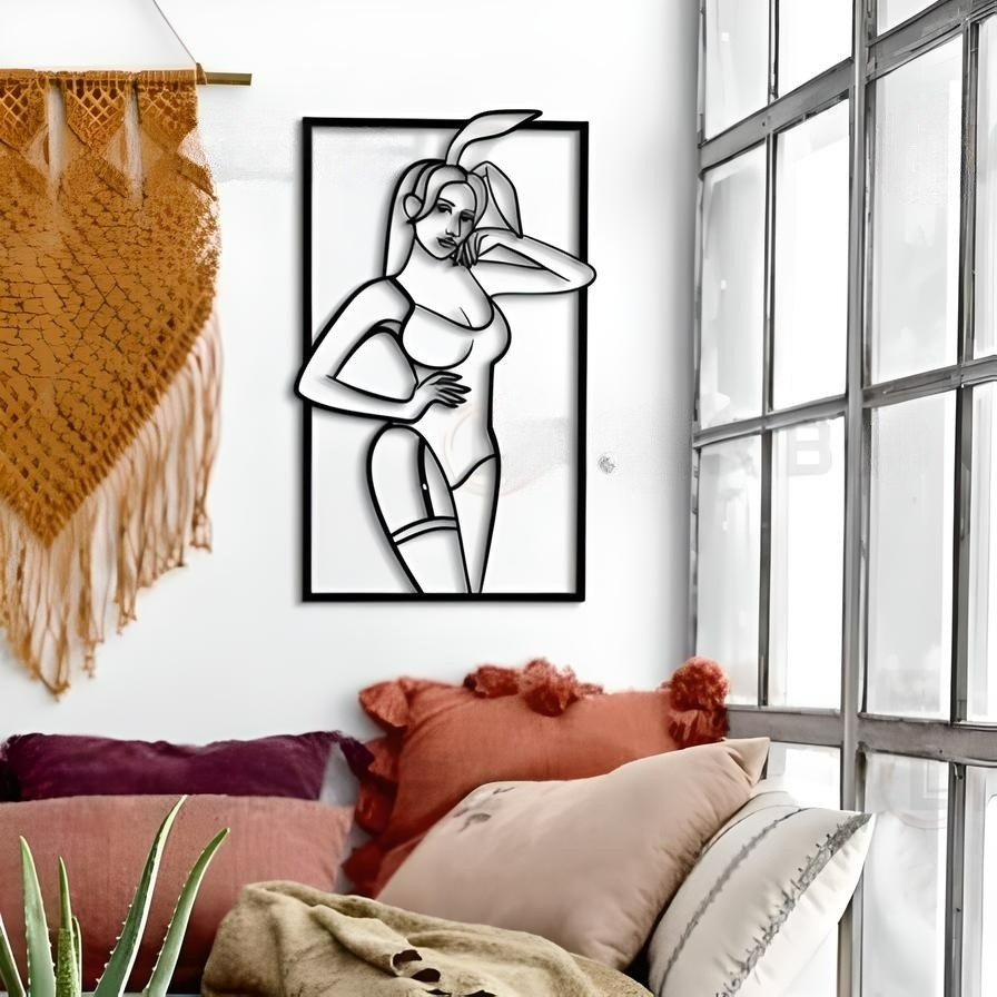 Wall Art with a Playboy Girl