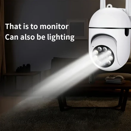 1 WIFI Security Camera, 2MP Wireless High-Definition Wifi IP Camera, Home Security System, Motion Detection, Two-Way Audio, Color Night Vision, PTZ, Video Surveillance Camera YIIOT