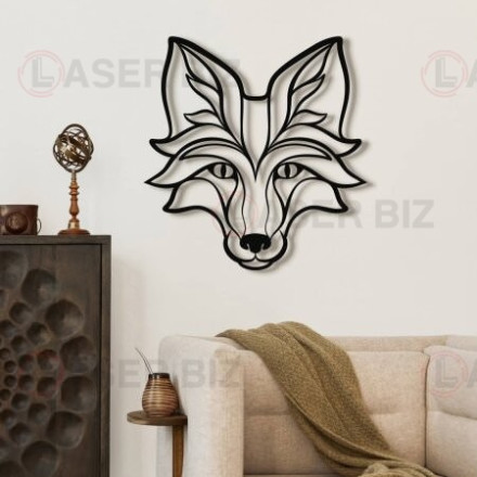 Wall Art with a Wolf