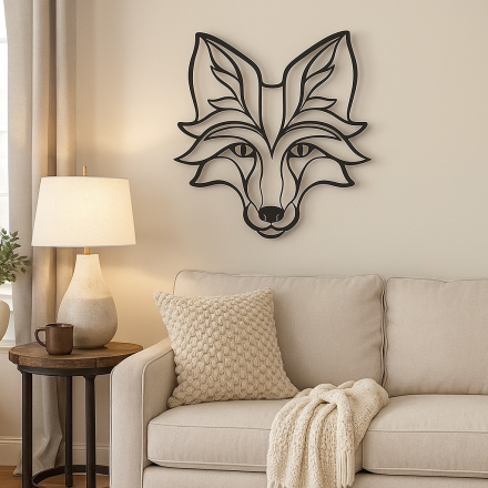 Wall Art with a Wolf