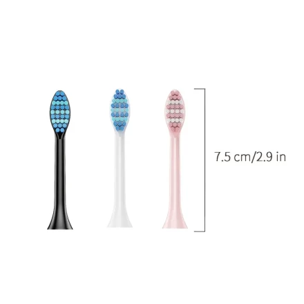Multipack Adult Electric Toothbrush Replacement Heads, Compatible with Most 2-in-1 Oral Care Devices, Uncharged, No Battery Required, Efficient Cleaning for 14+ Age Group