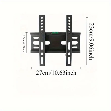 Adjustable TV Wall Mount Bracket, 35.56cm-106.68cm LED/LCD TV Support, Tilt Function, Load Capacity 40kg, VESA 200*200, Iron Material, Home Theater Accessory