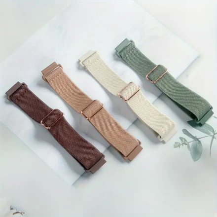 3pcs 4pcs Suitable for SamSung for Galaxy Watch 4/5/6/pro/classic Woven Nylon Loop Watch Strap Suitable 20mm 22mm 18mm