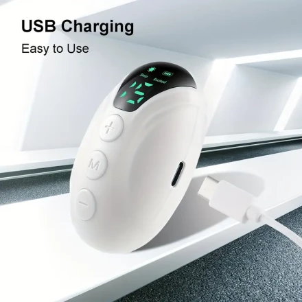 USB Rechargeable Handheld Sleep Aid Device, Portable Sleep Instrument with Lithium Polymer Battery for Relaxation, Ideal Christmas & Mother's Day Gift for Men and Women – Low Operating Voltage Safe for Home Use