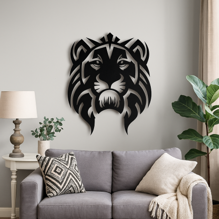 Wall Art with a Lion