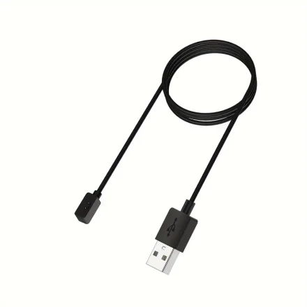 Magnetic Charging Cable for Smartwatches - USB Cable with Flat Shape, Magnetic Connector, Compatible with Xiaomi Band 7 Pro, Redmi Watch 2 Lite, Cat 5e, 1 Meter