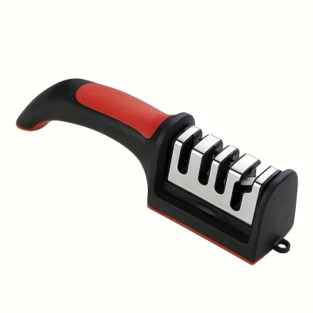Home Kitchen Tungsten Steel 4-Stage Manual Knife Sharpener