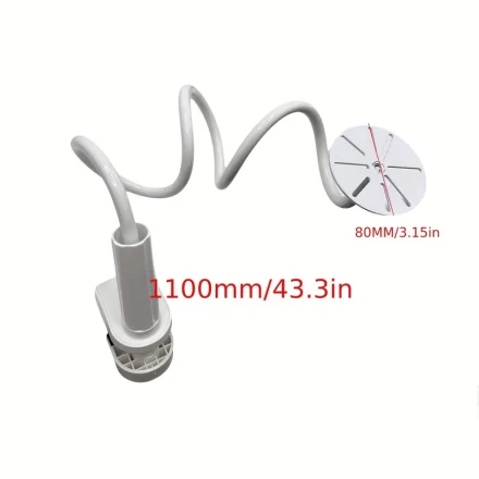 Flexible Baby Monitor Mount, Compatible with BOIFUN/TECGUUD/ieGeek, Safe Ceiling Hanging Camera Holder, Durable ABS Material, 85.72 cm