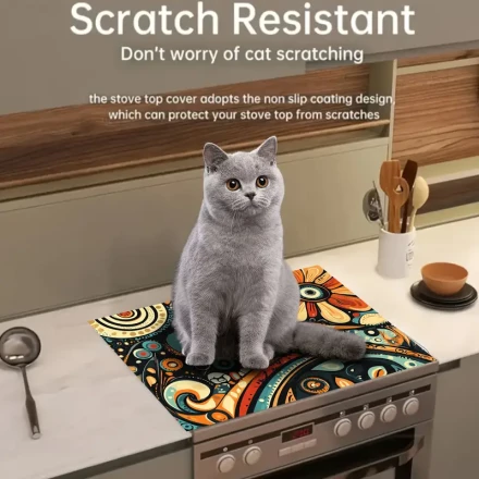 Integrated Stove Replacement Decor Kit Bohemian Style Flowers | Stylish and Practical! A Variety of Sizes Protect Your Cooktop and Washing Machine Top - Enhance Your Home Decor!