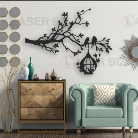 Wall Art with a Tree Branch