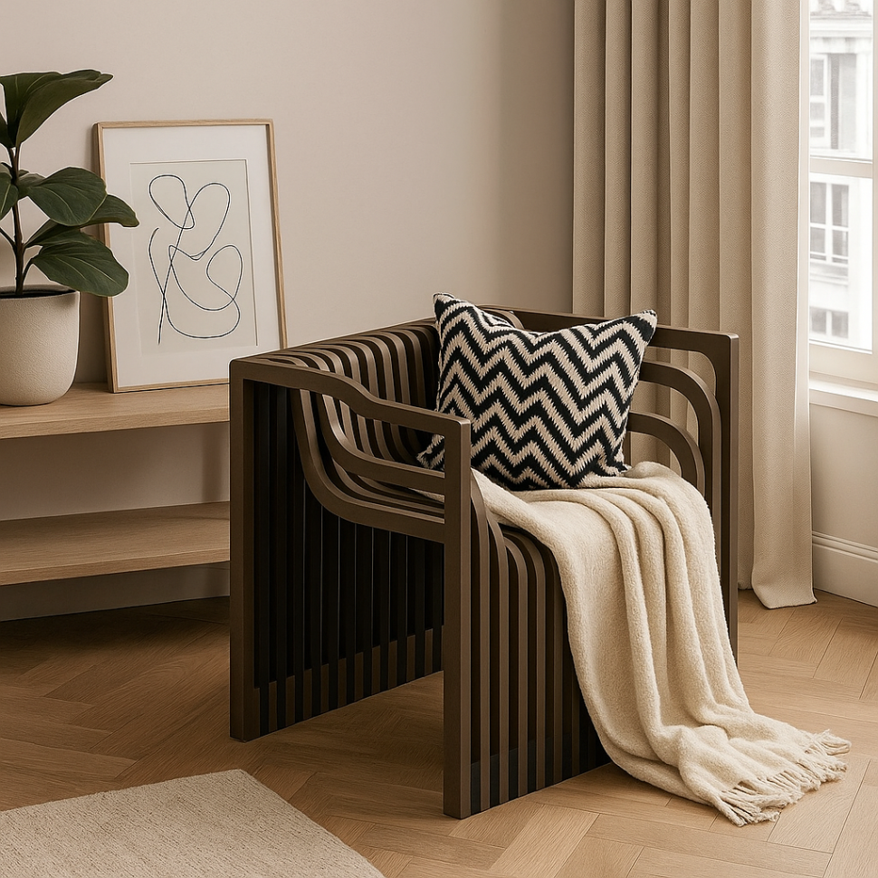 Chair with armrests