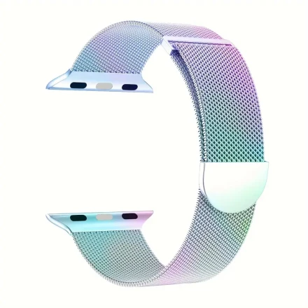 Compatible with Apple Watch, iWatch Men's and Women's Watch Bands, Apple Watch Series 9/8/7/6/5/4/3/2/1/SE/Magnetic Loop Milan Watch Band