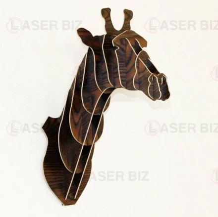 3D Giraffe Wall Art