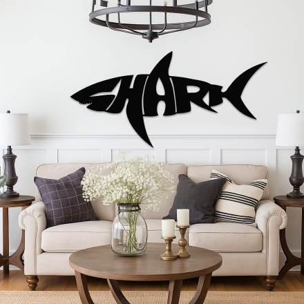 Wall Art with a Shark