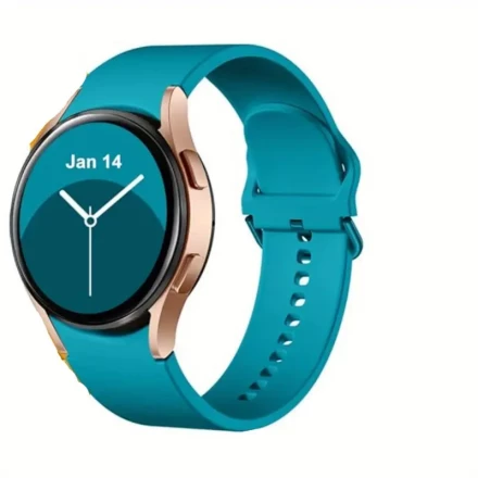 Bands for Galaxy Watch 7 6 5 4 Band 40mm 44mm/ for Galaxy Watch 6 4 Classic Band 43mm 47mm 46mm 42mm/Watch 5 pro 45mm, Active 2 Band, 20mm Band Soft Silicone Sport Band Women Men