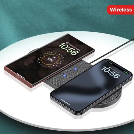 Dual Wireless Charger Pad 2 in 1 Fast Wireless Charging Mat for iPhone 15 14 13 12 11/Pro/Max/Plus/Mini/8/SE/X/XS, Airpods 3/2/Pro Multiple Device Chargers Station for Samsung S23 S22 S21 Galaxy/Note/Galaxy Buds