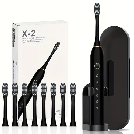 Smart Sonic Electric Toothbrush for Adults, Rechargeable Fully Automatic Teeth Whitening and Cleaning