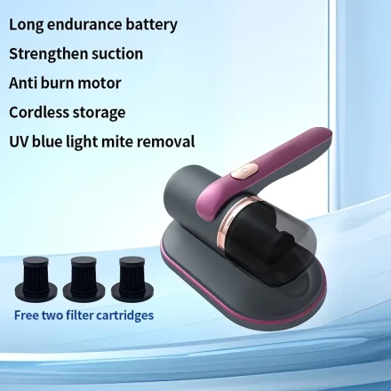 Powerful Handheld Vacuum Cleaner with Rechargeable Lithium Battery, Ideal for Carpet Cleaning, Pet Hair, Dust Suction, Keyboard Cleaning, and Home Maintenance