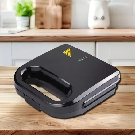 Double-Sided Electric Pancake Maker – Automatic, Multifunctional Kitchen Appliance for Perfect Pancakes & Cakes, Non-Stick Grill Plates, 220V-240V, ABS Material, Cooking Tool|Ergonomic Handle|Nonstick Plates