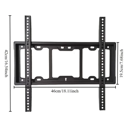 Wall Mount Bracket for 66.04-177.8cm TVs - Durable Iron Construction, Ideal for LCD & LED Screens, Home Theater Compatible, Universal, TV Stand