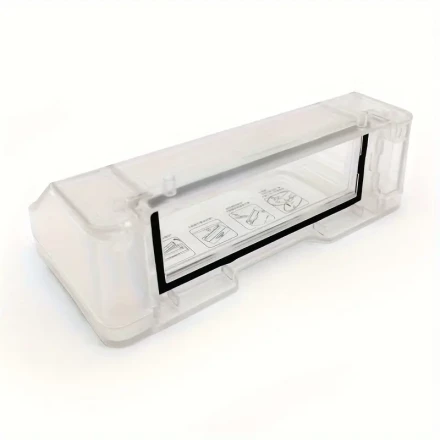 Clear Transparent Dust Bin & Garbage Collection Box for Mi Home Robot Vacuum Mop 2 (MJST1S) - Essential Accessories for Efficient Cleaning, Battery-Free Design, Floor Cleaning Tool | Easyattach Design | Easyclean Material, Robotic Vacuum Cleaner