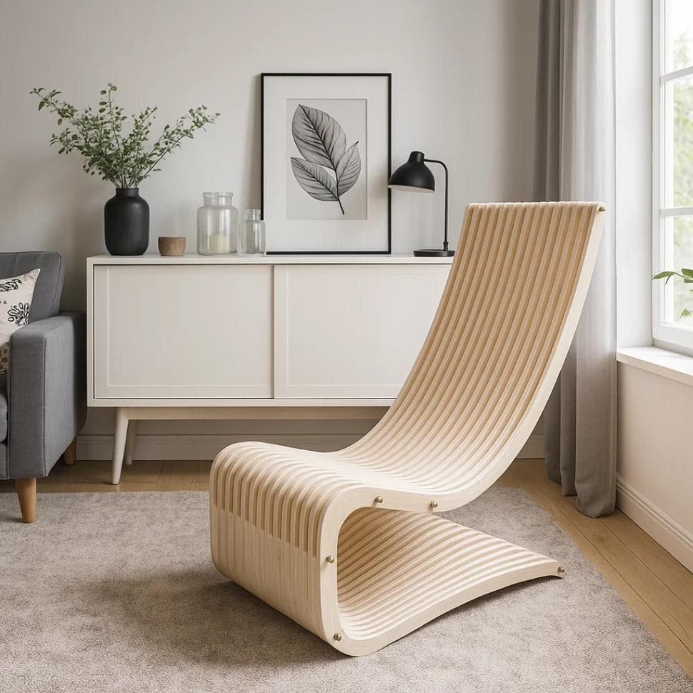 Parametric Style Eco-Friendly Chair