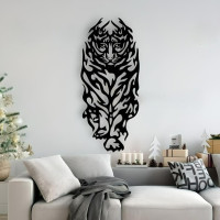 Wall Art with a Stalking Tiger