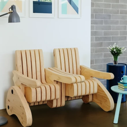 Eco-Friendly Double Chair