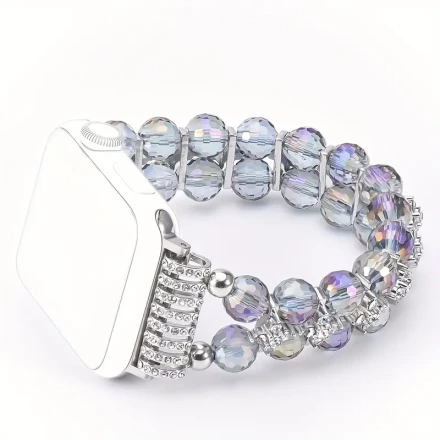 Four-leaf Clover-crystal AW Strap