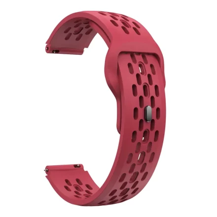 Elegant Silicone Watch Strap with Mesh Buckle and Reverse Buckle for Samsung Watch 6/5/4, Garmin, and More - 20mm and 22mm Sizes