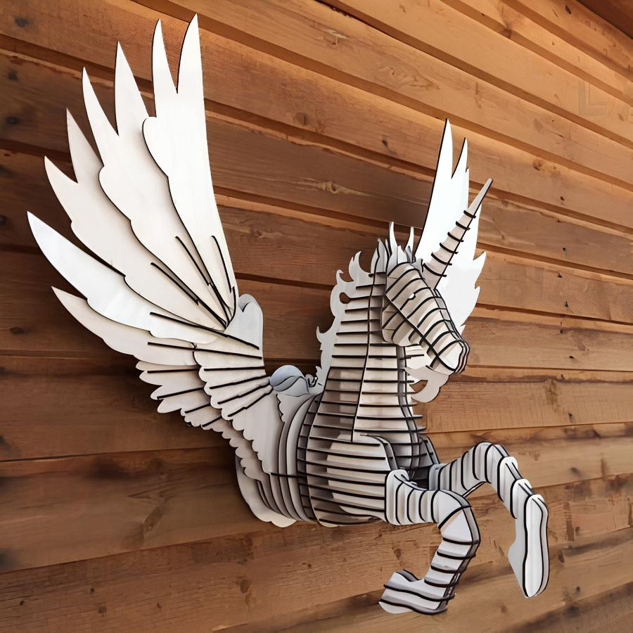 3D Pegasus Wall Art