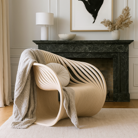 Graceful armchair