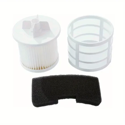 1 Set of Dust Filter for Hoover U66: Includes Filter Element with Mesh Cover and Black Sponge - Suitable for Hoover 35601328 U66