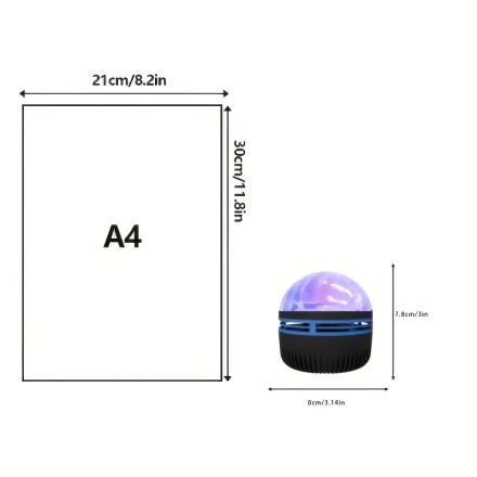 USB-Powered Northern Lights Projector with Remote Control - Vibrant LED Display, Non-Rechargeable Battery, Ideal for Bedroom, Living Room, Game Room - Perfect Christmas Gift for All Ages, Light Projector for Bedroom