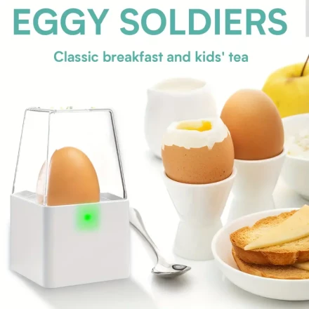 PANCERKA Rapid Egg Cooker, Electric Egg Cooker, Soft, Medium, Hard Boiled Egg With Auto Shut Off Feature
