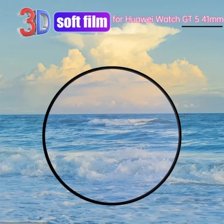 3D Soft Film Screen Protector for Huawei Watch GT 5 (41mm) - Full Coverage, Ultra-HD, Anti-Scratch, Easy Installation, Clear Protection