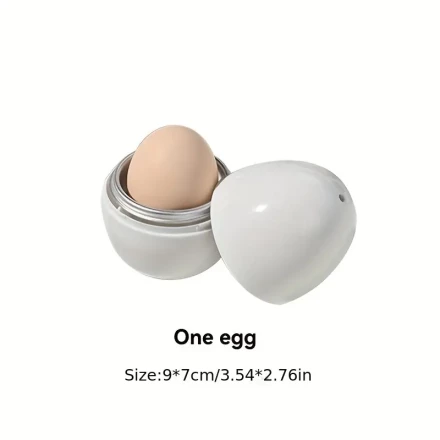 SENBOWE Quick Microwave Egg Cooker - Perfectly Boiled Eggs in 9 Minutes, Easy-to-Use Kitchen Gadget
