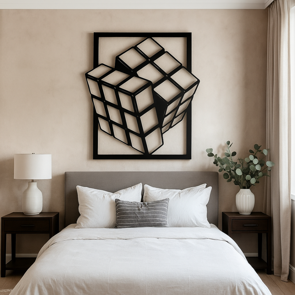 Wall Art with a Rubik's Cube