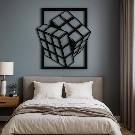 Wall Art with a Rubik's Cube