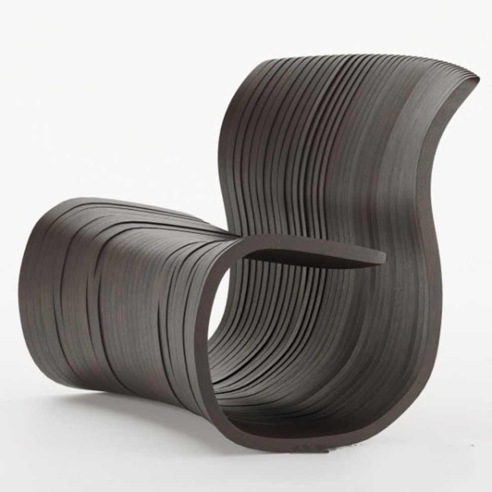 Parametric chair with a backrest