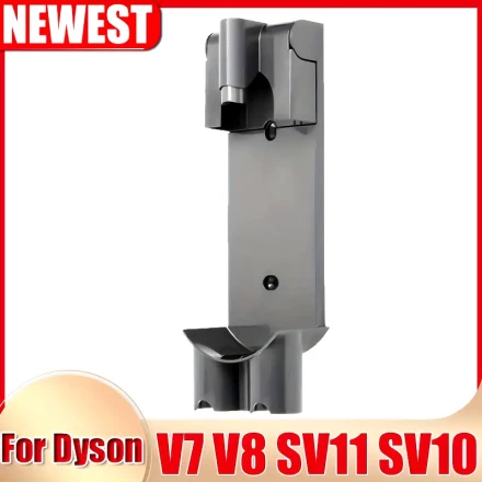 Space-Saving Wall Mount Charger Hanger for Dyson V7, V8, SV10, SV11 Series Handheld Vacuums - Durable ABS Plastic, Easy Installation with Screws, Keeps Your Home Tidy & Conveniently Accessible