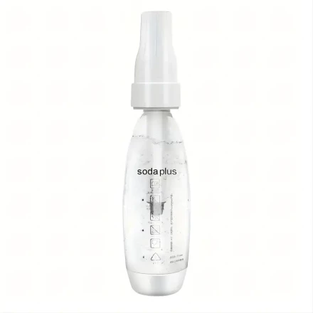 Portable Soda Maker Machine, 0.98-9.99 L Capacity, Dual Gas System, Manual Carbonated Beverage Dispenser for Soda, Juice, and Sparkling Water - No Battery Required