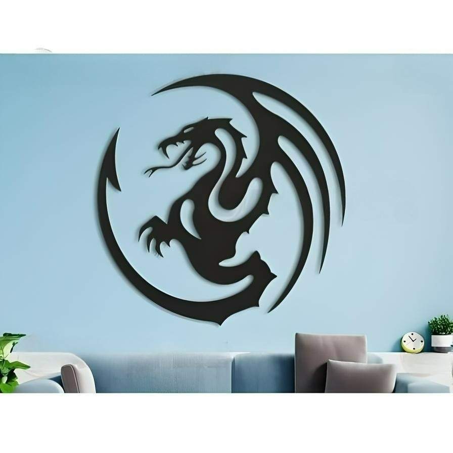 Wall Art with a Dragon