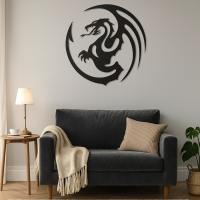 Wall Art with a Dragon