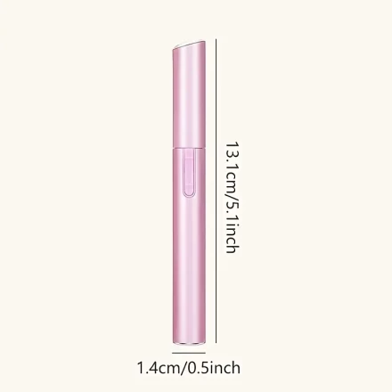 Electric Eyebrow Trimmer, Automatic Hair Removal Device, Battery Powered, Low Voltage ≤36V, No Battery Included, for Men and Women