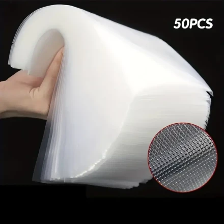 50pcs/Lot Vacuum Bags For Food, Vacuum Sealer Bags, Vacuum Packaging Bags For Vacuum Sealer Machine, Vacuum Sealer Storage Bags Kitchen Tool Fresh Food Preservation - Kitchen Supplies Accessories