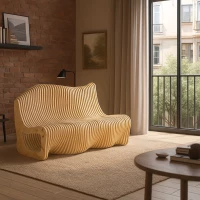 Parametric Style Wavy bench