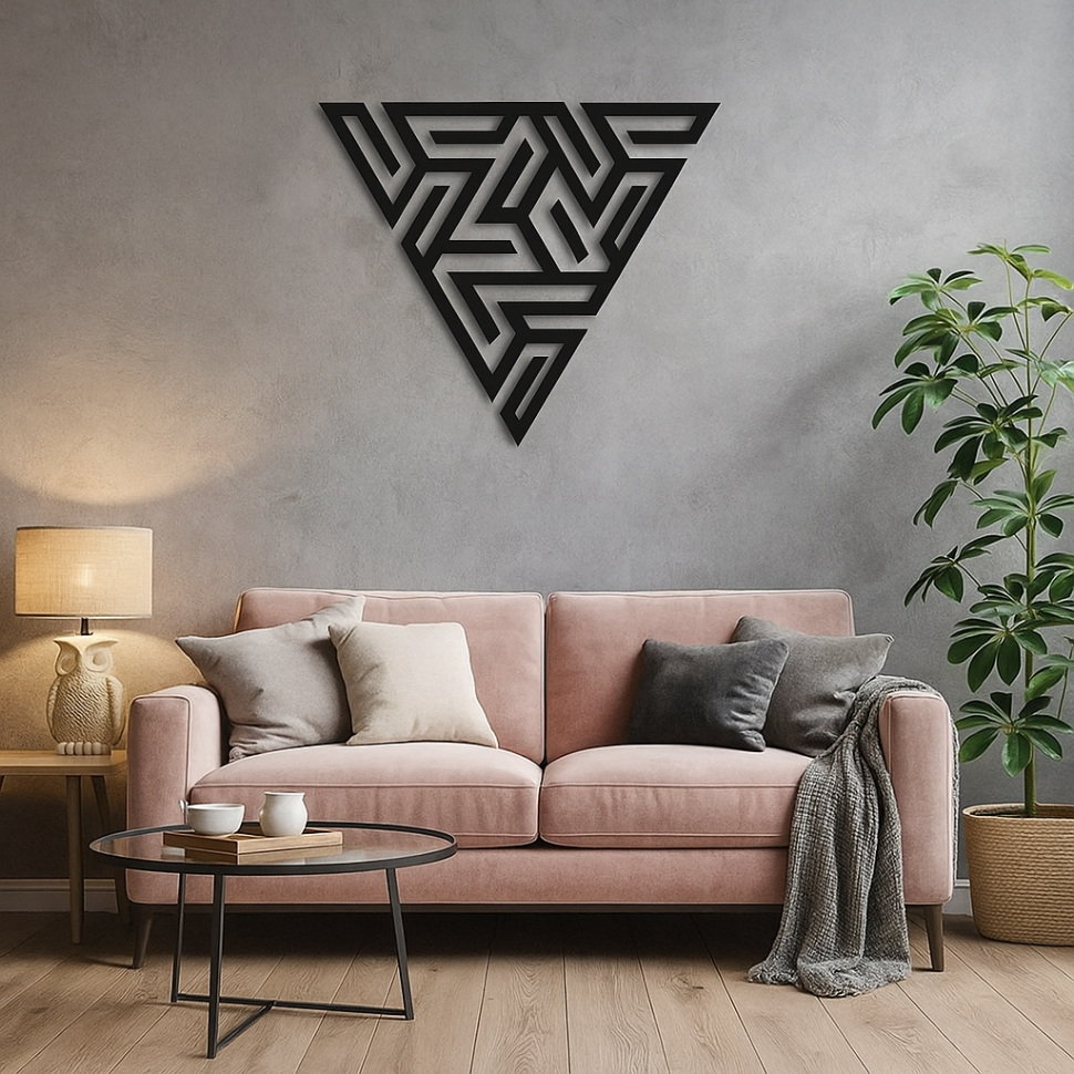 Geometric Triangle Wall Art